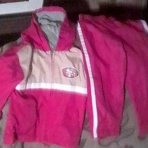 San Francisco 49ers toddlers wind suit